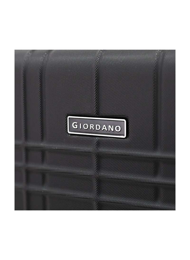 GIORDANO Giordano Hardside Luggage Trolley Bag 4 Pieces set,Black (S-20,M-24,L-28,XL-32 Inch)  - Image 3