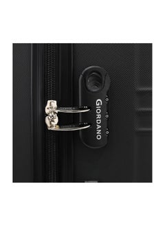 GIORDANO Giordano Hardside Luggage Trolley Bag 4 Pieces set,Black (S-20,M-24,L-28,XL-32 Inch)  - Image 4