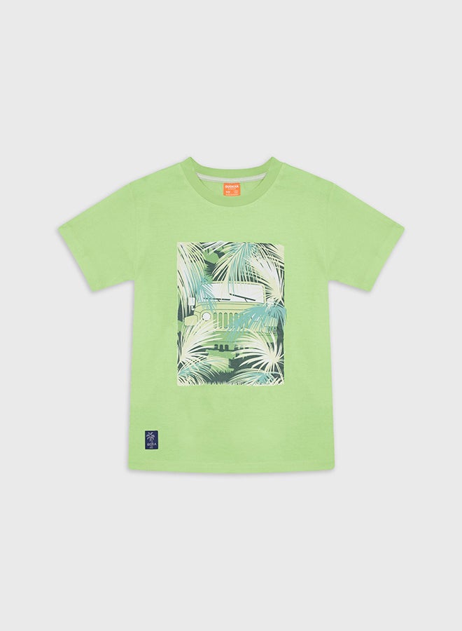 كوكا ملابس أطفال تي شيرت مطبوع بأكمام قصيرة للأولاد - Image 1