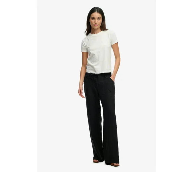 Superdry Linen Low Rise Pants