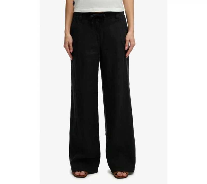 Superdry Linen Low Rise Pants