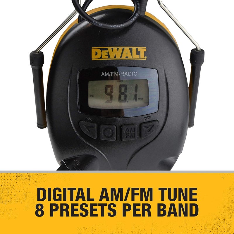 DeWalt DPG15 Industrial Safety Electronic Hearing Muff - Image 3
