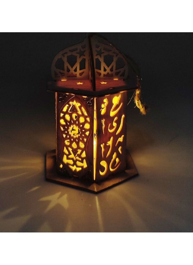 co arma A wooden pendant with lighting suitable for the Ramadan atmosphere  - Image 2
