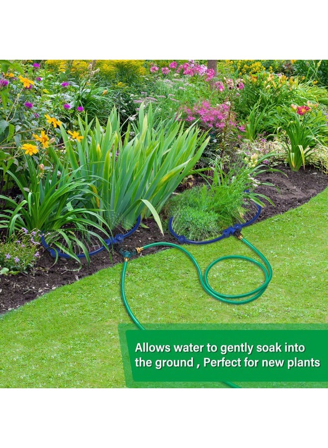 ZZM 360°Tree Water System Tree Watering Ring Circle Sprinkler and Irrigation System Targeted Water with Y Hose Splitter for New Tree Outdoor Plants Raised Garden Beds Shrubs (Small) - Image 4