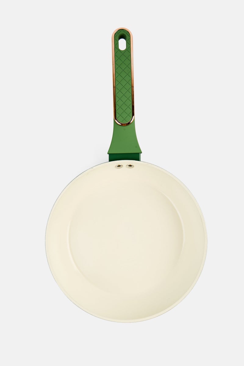 Phantom Chef Ceramic Gold 9,5 Inch Fry Pan, Cream/Sage Green  - Image 1