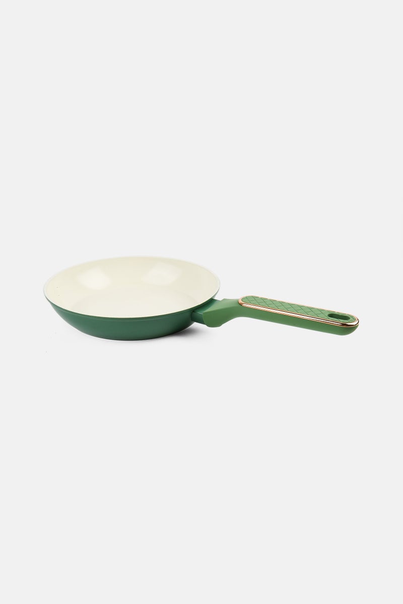 Phantom Chef Ceramic Gold 9,5 Inch Fry Pan, Cream/Sage Green  - Image 2