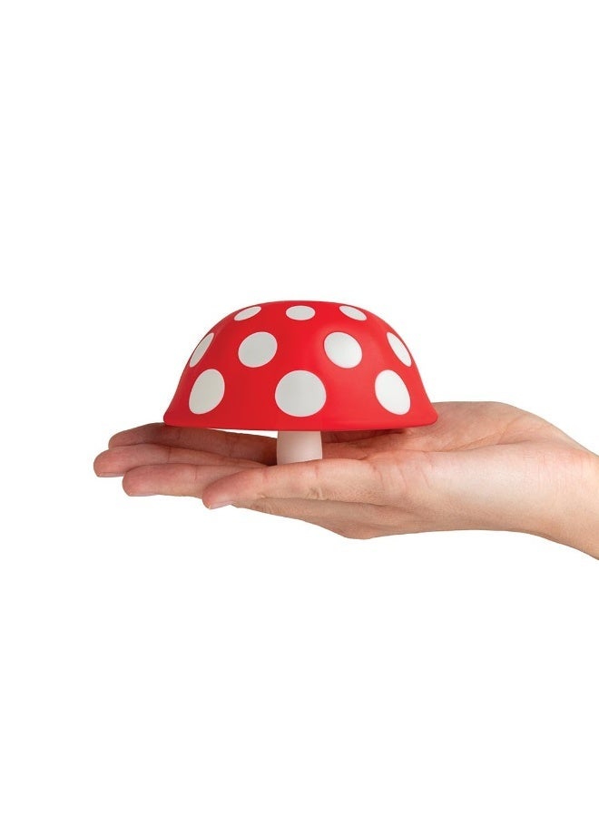 HOMESTAR Mushroom Funnel, Collapsible Household Mini Funnel with Wide Spout, Food Grade Silicone Funnel For Jars and Bottles Liquids Transfer, BPA-Free, Dishwasher Safe, Easy Storage , Red/White, 8*5.5 cm - Image 5