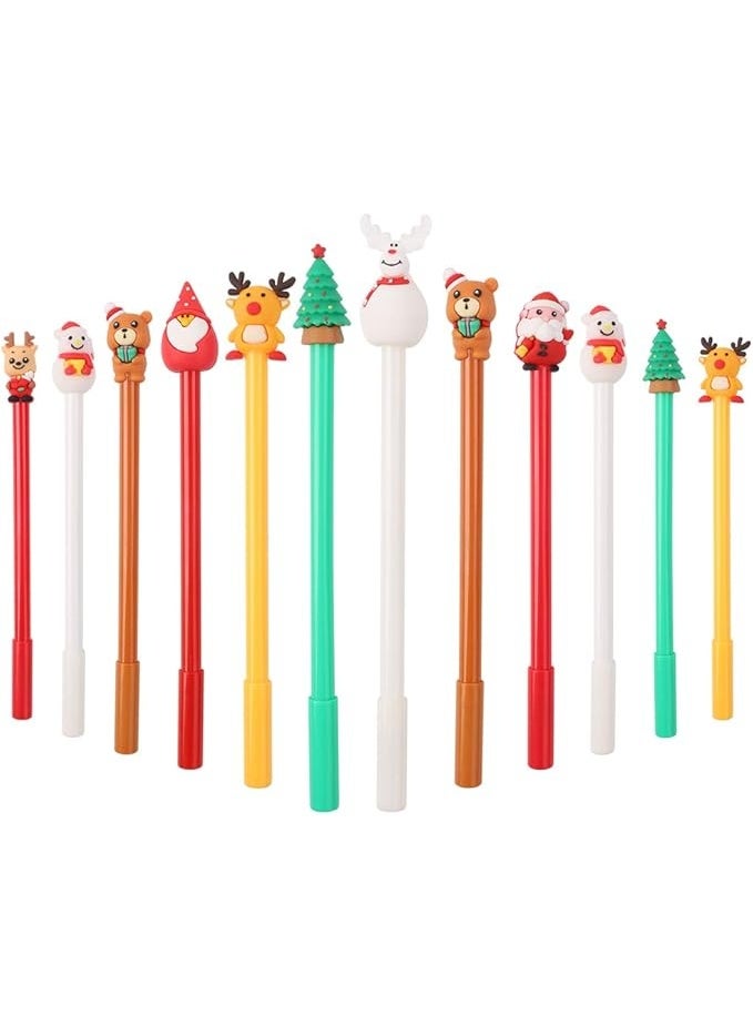 You will receive 16 Christmas ballpoint pens in a variety of classic Christmas designs such as snowmen, Christmas trees, reindeer, Santa Claus, and Santa hats to give you a wonderful Christmas atmosphere.
