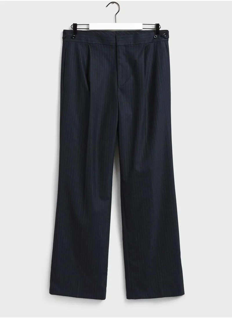 GANT Pinstripe Straight Fit Trousers