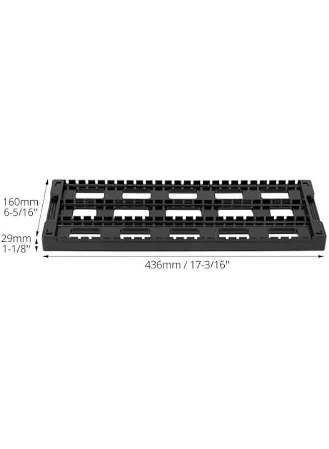 Arabest Antistatic ESD Circulation Rack Shelf, 6 Pack PCB Rack Circuit Board Storage Holder, 25 Slot Storage Stand, ESD Shelf - Image 3