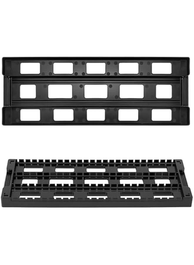 Arabest Antistatic ESD Circulation Rack Shelf, 6 Pack PCB Rack Circuit Board Storage Holder, 25 Slot Storage Stand, ESD Shelf - Image 4