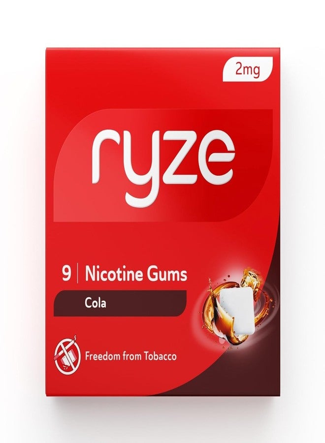 RYZE Nicotine Gum 2mg | 2mg Cola Nicotine Gum | Pack of 30 (270 gums) | Easy on Throat | FDA Approved | Sugar Free | Teeth Whitening Properties - Image 1