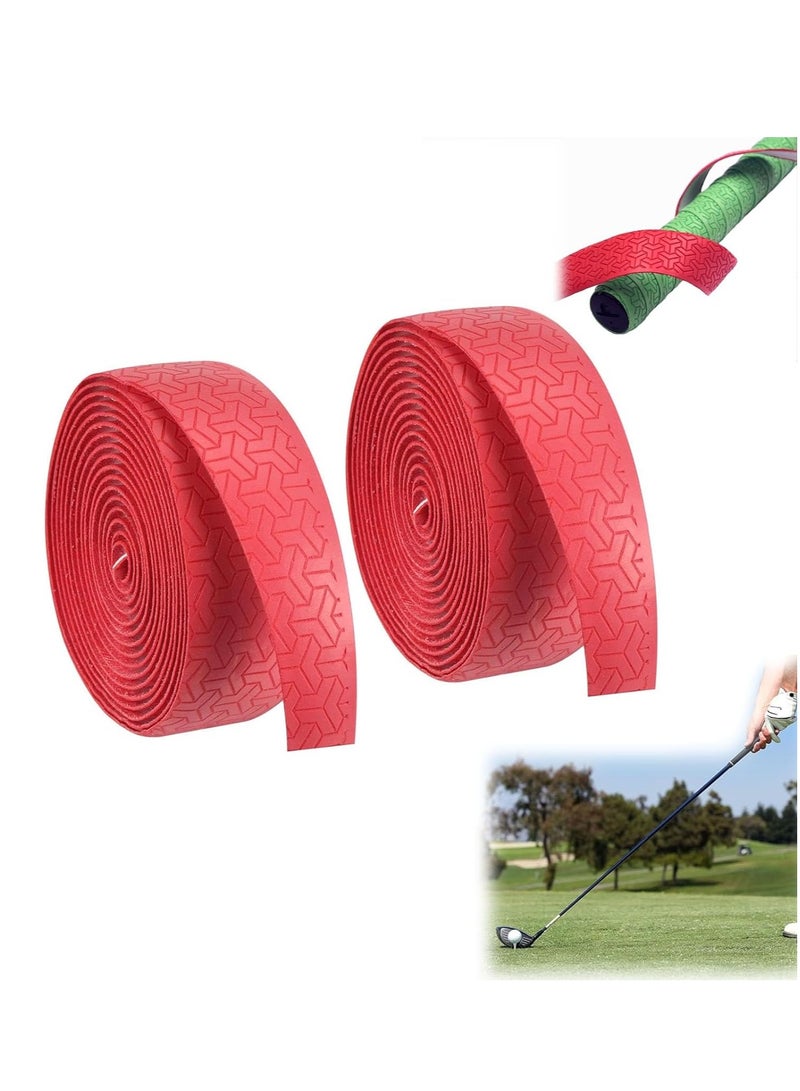 KASTWAVE Racket Overgrip, 2 Pcs Racket Grip Tape for Tennis and Badminton, Bicycle Handle StrapPU Lengthen Grip Tape Non-Slip Absorb Sweat for Tennis Badminton Fishing Rod - Image 1