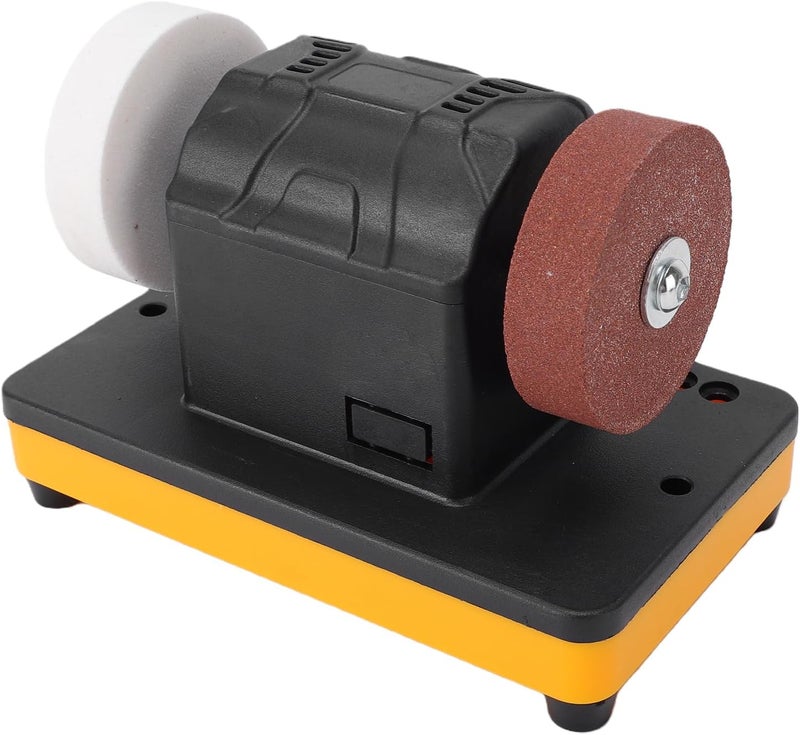 Easy lifting build Aramox Mini Bench Grinder Cordless Bench Grinding Machine 3 Inch 2000-6000RPM with Dual Grinding Wheels for Sharpening Tools Drill Bits Flexible purchase choices - Image 4