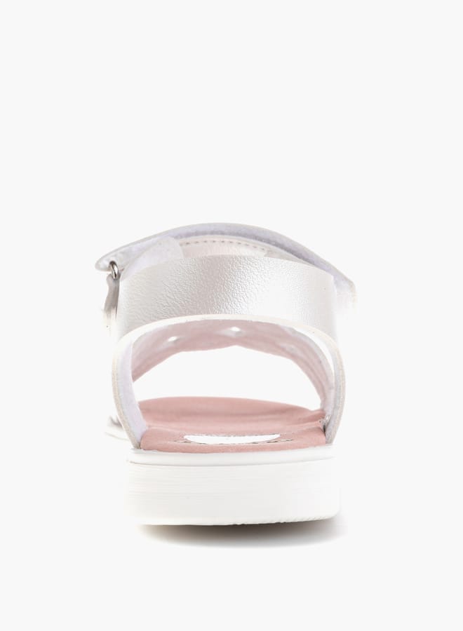 Pablosky Girls Strap Sandals With Hook And Loop Closure - Image 3