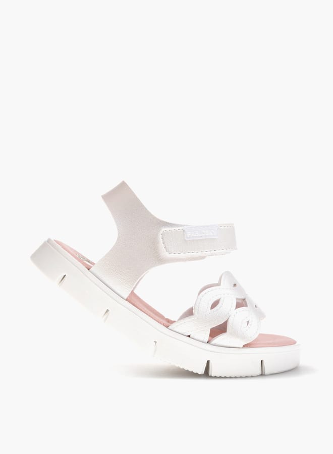 Pablosky Girls Strap Sandals With Hook And Loop Closure - Image 5