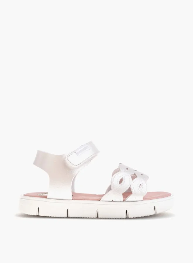 Pablosky Girls Strap Sandals With Hook And Loop Closure