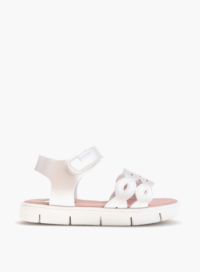 Pablosky Girls Strap Sandals With Hook And Loop Closure - Image 1
