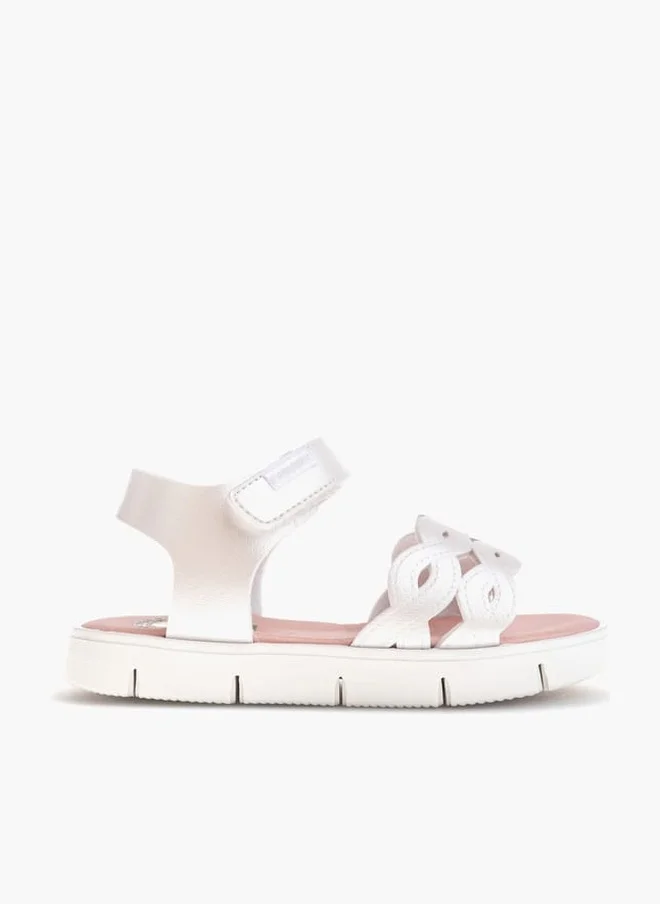 Pablosky Girls Strap Sandals With Hook And Loop Closure