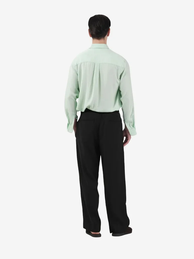 جيستو GIESTO Tailored Wide Leg Pleated Trousers