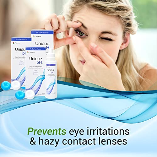 Menicon Unique pH Multi-Purpose Solution with RGP Lens Case.4 Fluid Ounce each - 3 Pack - Image 5