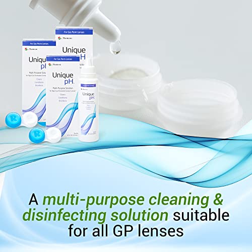 Menicon Unique pH Multi-Purpose Solution with RGP Lens Case.4 Fluid Ounce each - 3 Pack - Image 3