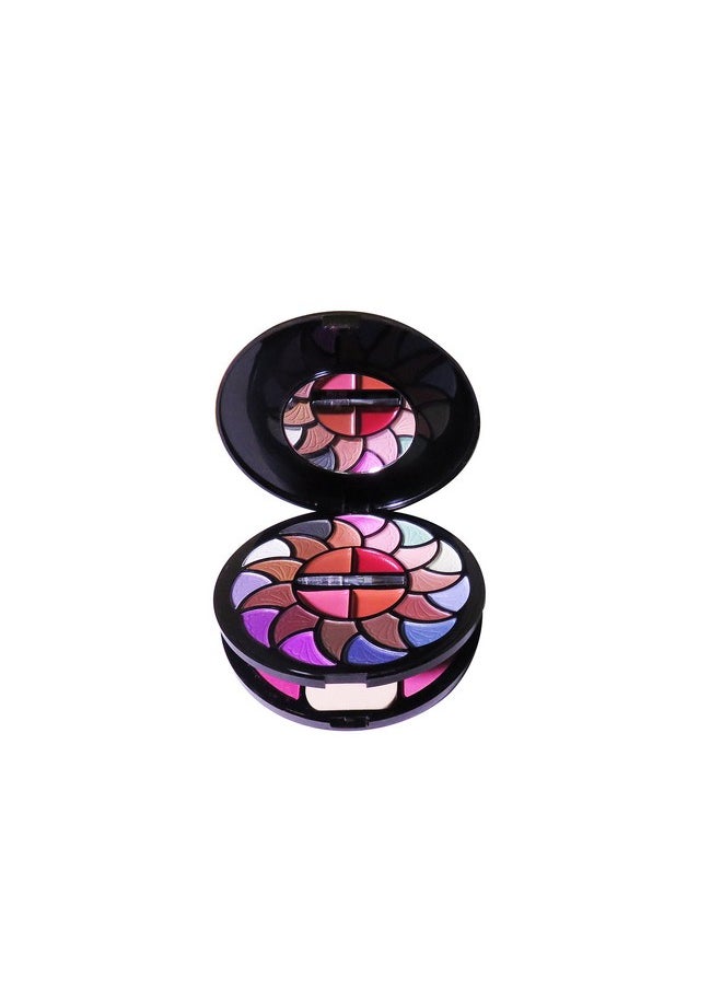 ADS - Color Series 22-Eyeshadow, 2-Blusher, 2- Powder Cake, 4-Lipcolour Fine A8188-2 - Image 1