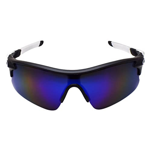 Peter Jones White Sports Unisex Sunglasses | Polarized Lenses & Polycarbonate Frame | 100% UV Protection for Driving, Sports & Cycling (Model M007W) - Image 3