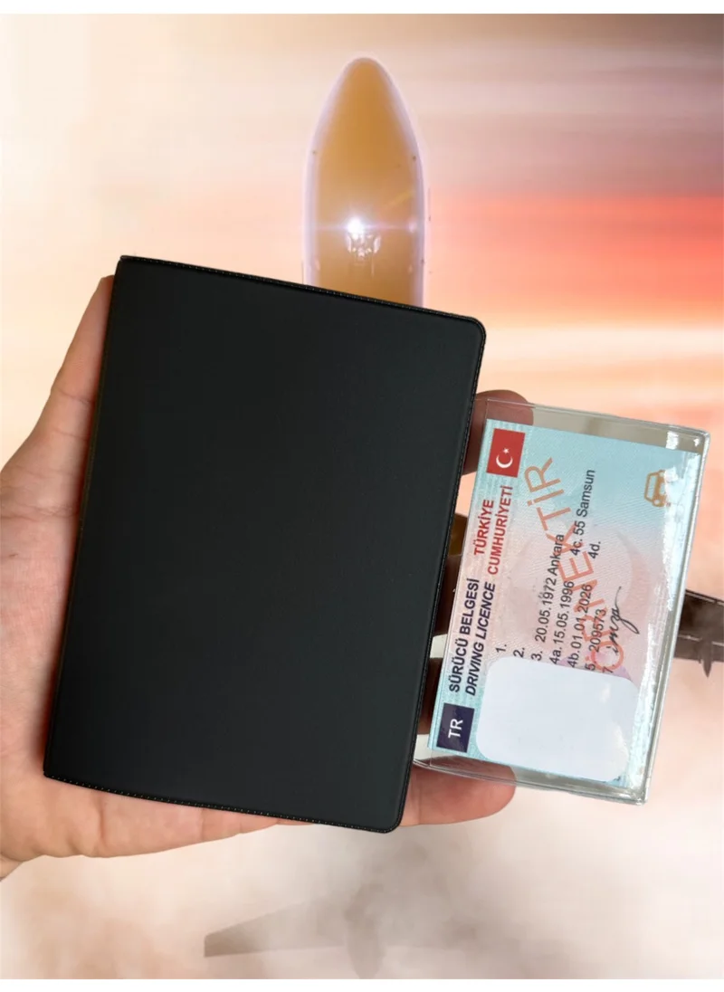 Gempo 3 Pieces Luxury Vinlex Waterproof Passport Case Passport Case Passport Holder
