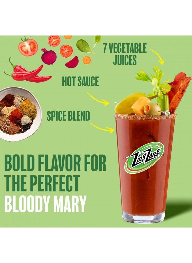 Zing Zang  Mary Mix, Non-Alcoholic Cocktail Mixer With A Bold-Tasting Seven Vegetable Juice And Spice Blend, 1.75L Bottle (Pack Of 1)  - Image 4