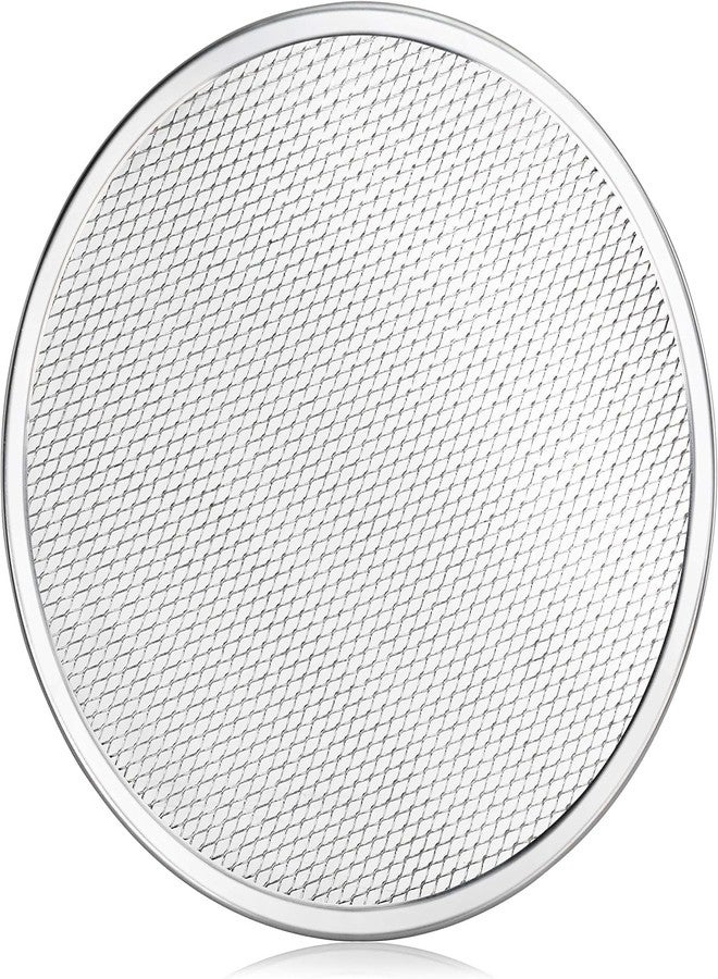 New Star Foodservice 50950 Restaurant-Grade Aluminum Pizza Baking Screen, Seamless, 12-Inch, Pack of 6 - Image 1