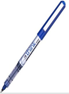 Deli Deli Think Q20030 Extra Fine Rollerball Pens 12-Piece, Blue 