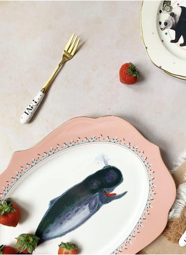 YVONNE ELLEN Yvonne Ellen Platter Serving Plate Whale 32Cm