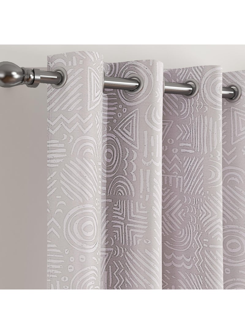 Home Box Russelle Casper Printed Single Curtain 240 x 140 cm  - Image 2