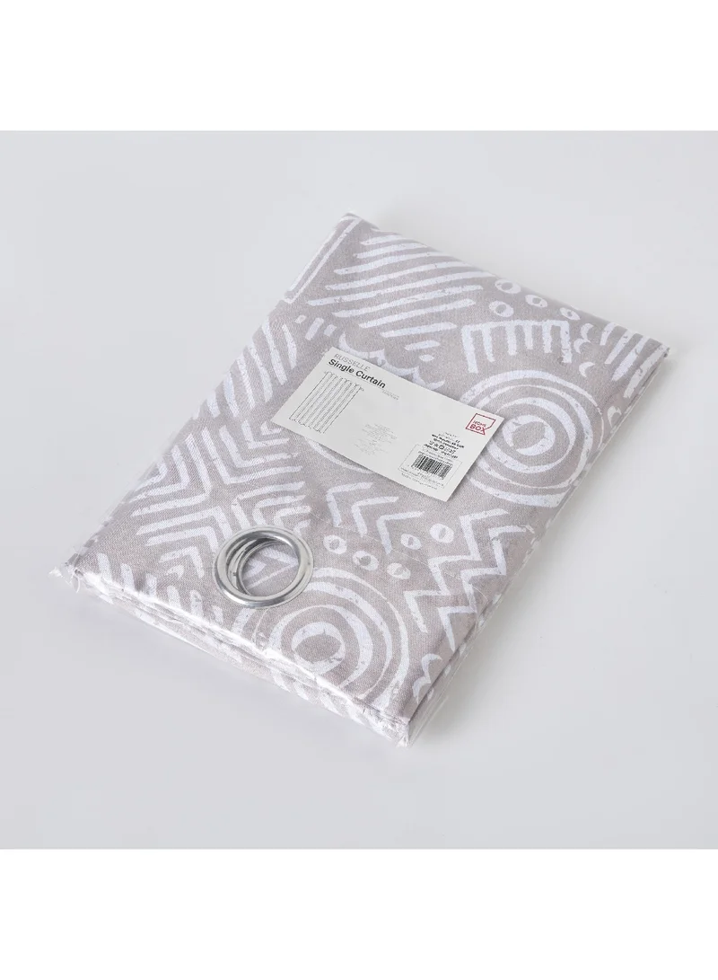 Home Box Russelle Casper Printed Single Curtain 240 x 140 cm