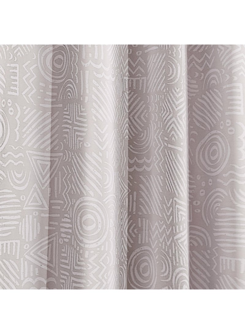 Home Box Russelle Casper Printed Single Curtain 240 x 140 cm  - Image 3