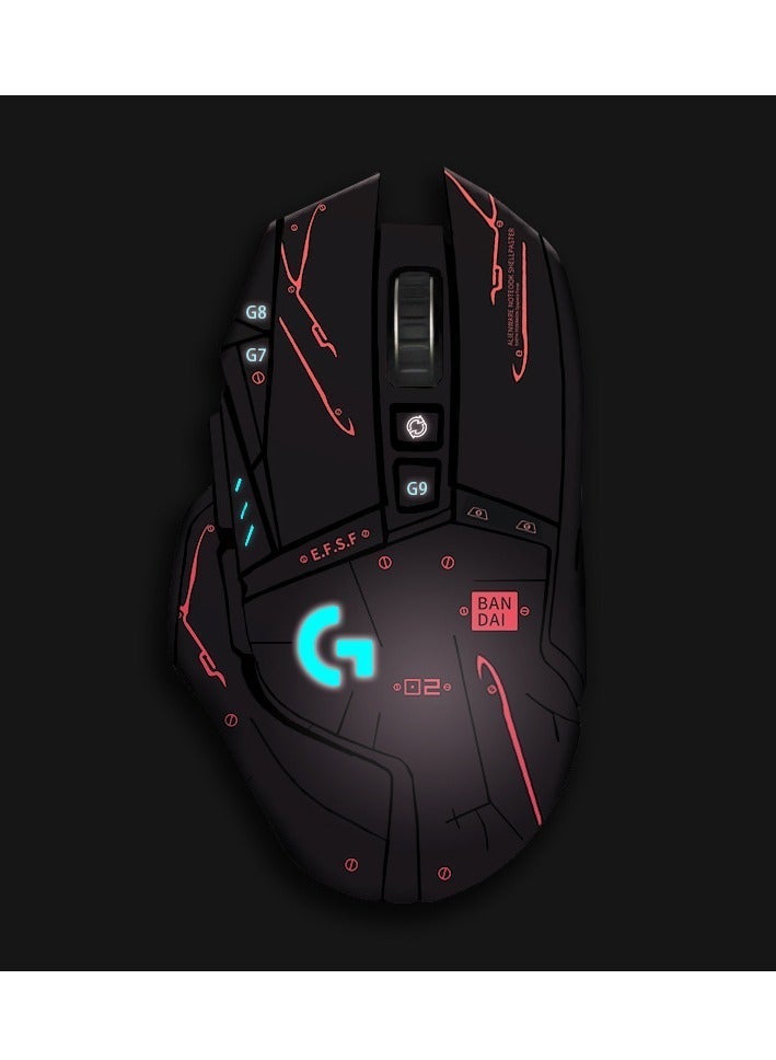 SYOSI All Models Of Logitech G502 Wired/Wireless Mouse Protective Film, PVC Frosted Mouse Anti Slip Film,Preventing Hand Sweating, Anti Slip, Perfectly Fits The Mouse
