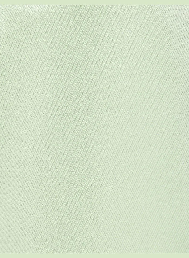 KOTON Cotton Turn Up Detail Elastic Waist Shorts
