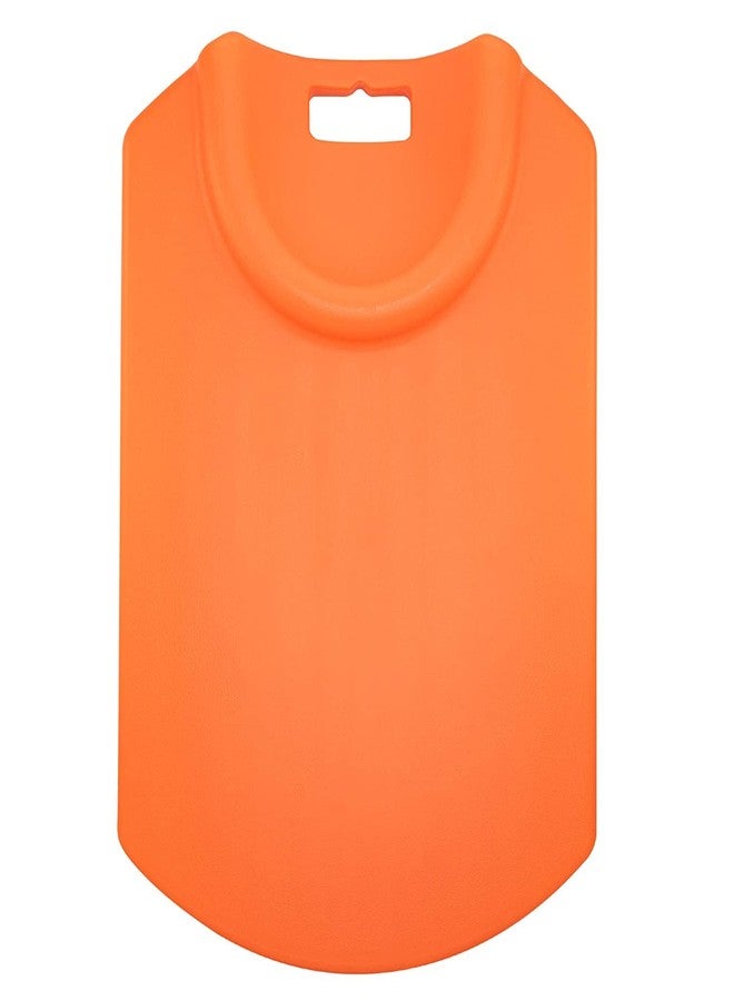 LINE2design CPR Rescue Lifesaver Board - EMS Medical First Aid Supplies Cardiac Board - Home Pool CPR Easy Patient Lifting Portable Lightweight Recessed Handle Lifesaver CPR Board - Orange - Image 3