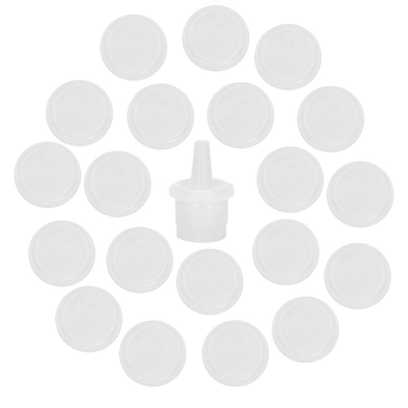 20pcs Eyelash Extension Glue Nozzle False Eyelash Grafting Adhesive Glue Bottle Plug - Image 2