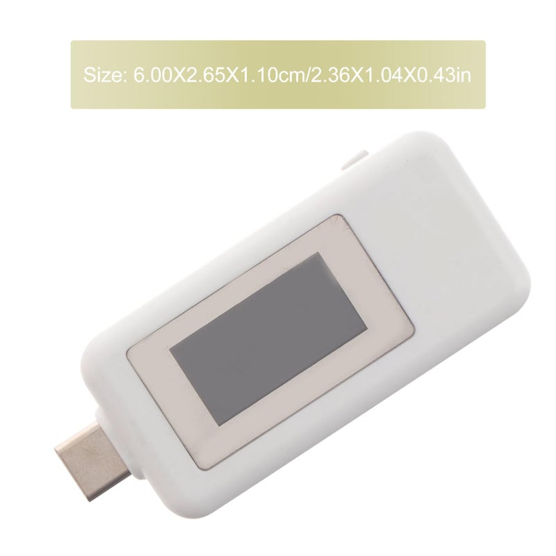 عداد اختبار الطاقة USB Type C مع شاشة عرض وكشف بروتوكول الشحن السريع - Image 3