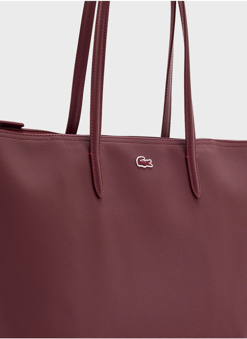 LACOSTE Essentials Top Handle Zip Over Tote