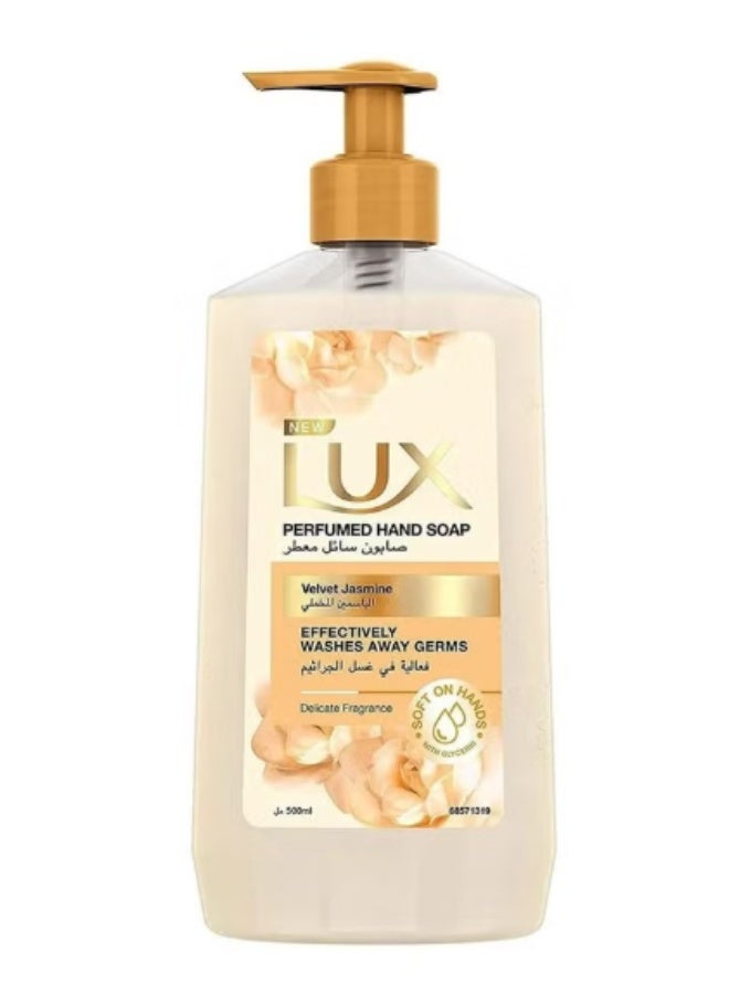 لوكس صابون سائل معطر لليدين بالياسمين المخملي - 500 مل