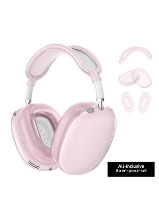 Applicable To Apple Air Pods Max Bluetooth Wireless Headset Transparent Soft Shell Headset Transparent Protective Cover-Color:pink/full Set Of Three Pieces-Model:Air Pods Max Naked - pzsku/ZC9115E3CB9A7200709B8Z/45/1744018495/b1cf8921-e235-4d2e-8af4-94152e4321ba