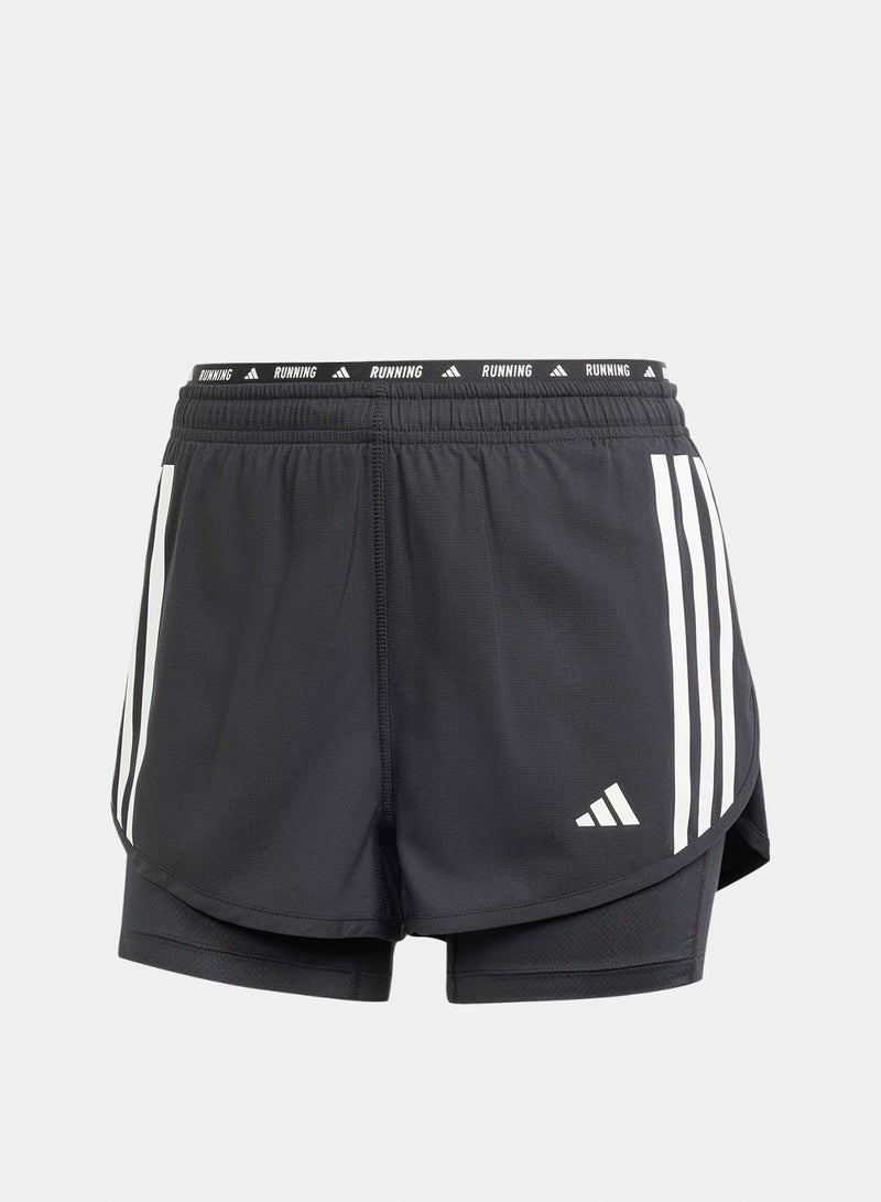 Own The Run 3 Stripes 2In1 Short