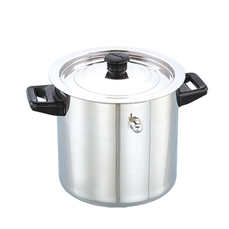 Expresso Expresso Stainless Steel Long Model Milk Boiler Induction Friendly Pot 3 Litre Silver 