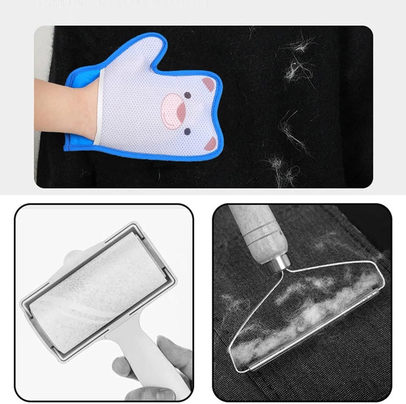 KASTWAVE Local market compliant trusted quality Pet Hair Remover Electrostatic Gloves, Pet Hair Remover Gloves, Reusable Cat & Dog Hair Remover Globally trusted affordable quality - Image 3