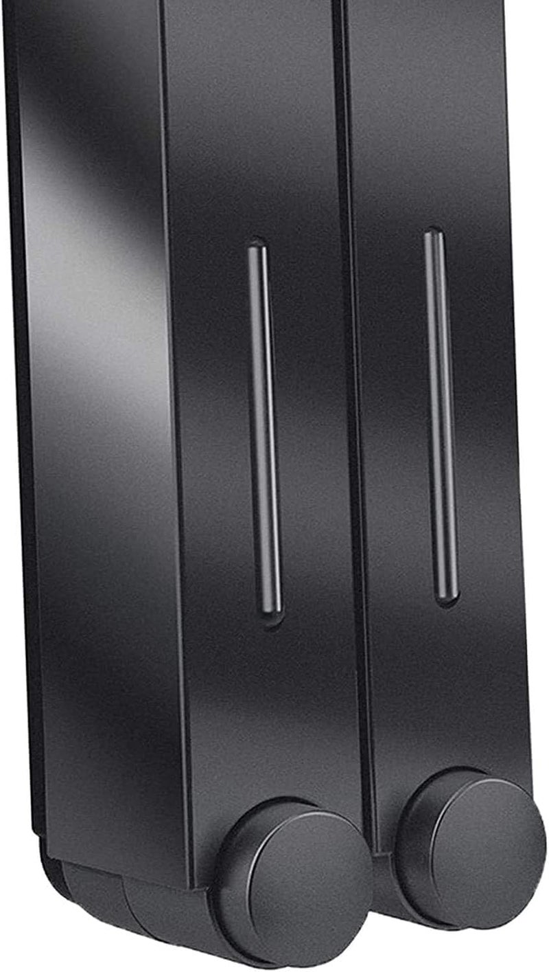 Soap Dispensers Soap Dispenser Wall Mounted Soap Dispenser Shower Lotion Shampoo Gel Bottle Bottles,Black-Double Chambers - Image 4