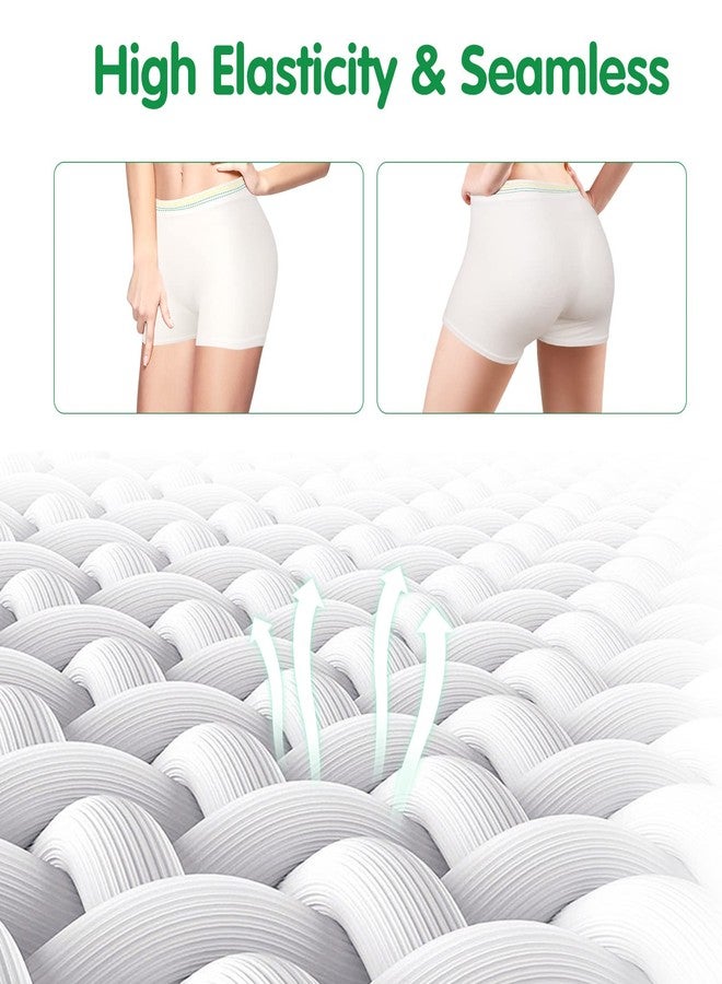 JUNFAN 12 Pack Mesh Underwear Postpartum Must Have Hospital Provide Washable Breathable Undies for Delivery, Surgical,Traveling (L/XL(13-39 in)) White - Image 4