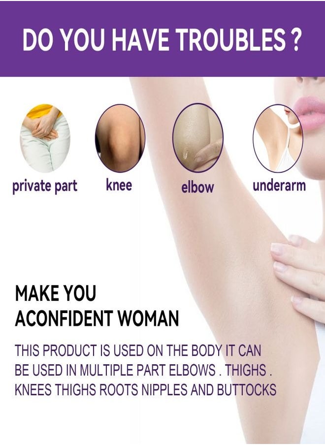 NORTH MOON - Underarm Cream, Effectively Lighten Dark Underarm Gentle on the Skin, Soothe and Hydrate, Safe Ingredients Nourishing Formula Fast-Absorbing Long-Lasting Easy to Use for All Skin Types - Image 1
